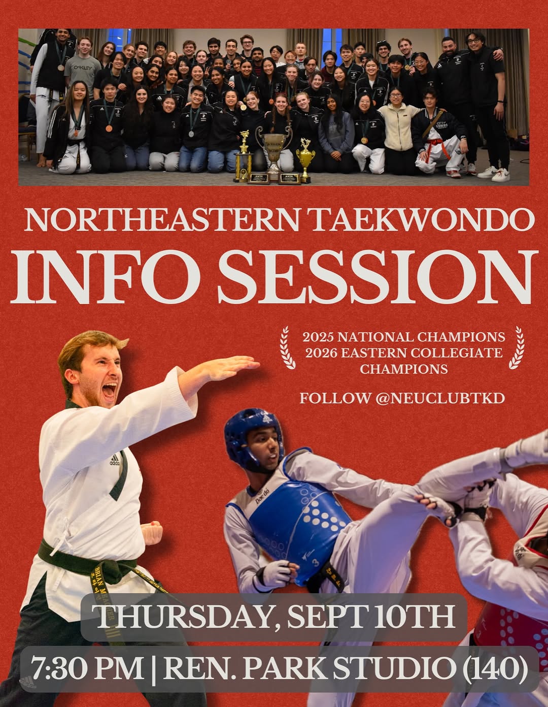 Northeastern Taekwondo Info Session