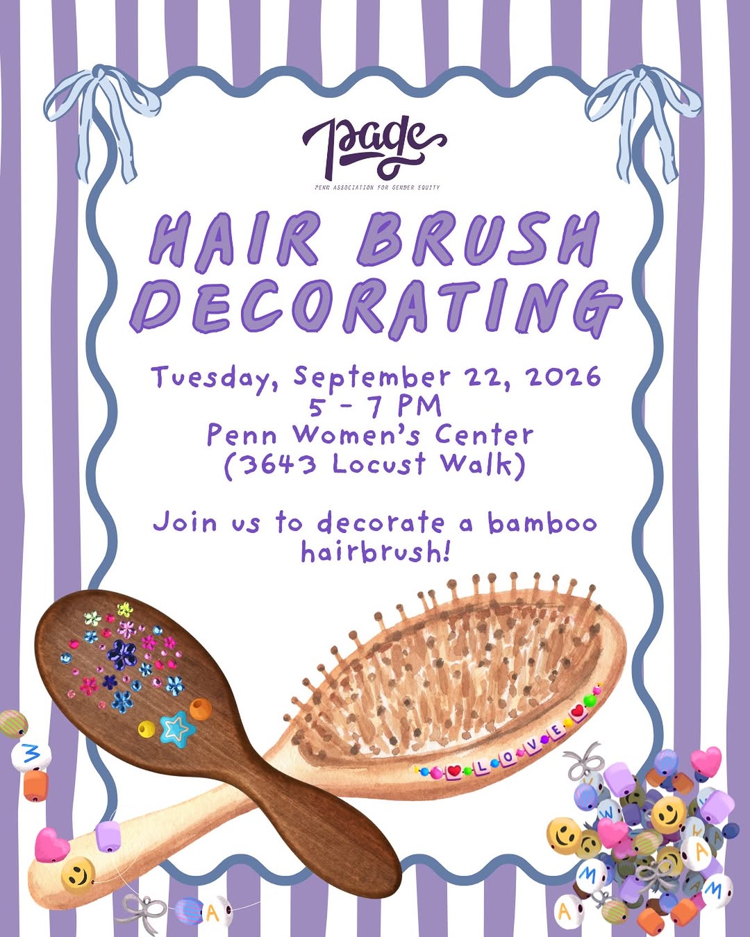 Hair Brush Decorating