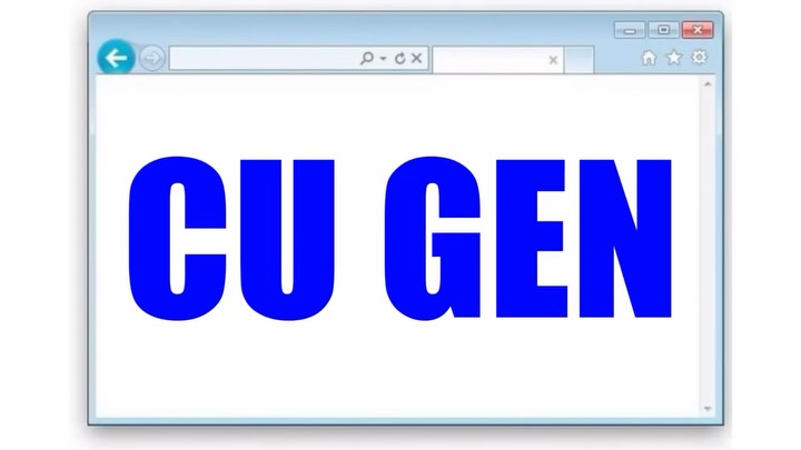 CU Generation Workshop