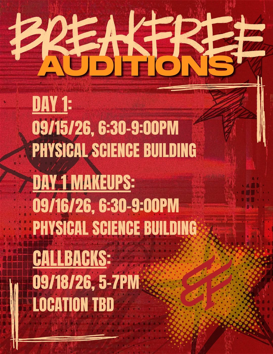 BreakFree Auditions Day 1