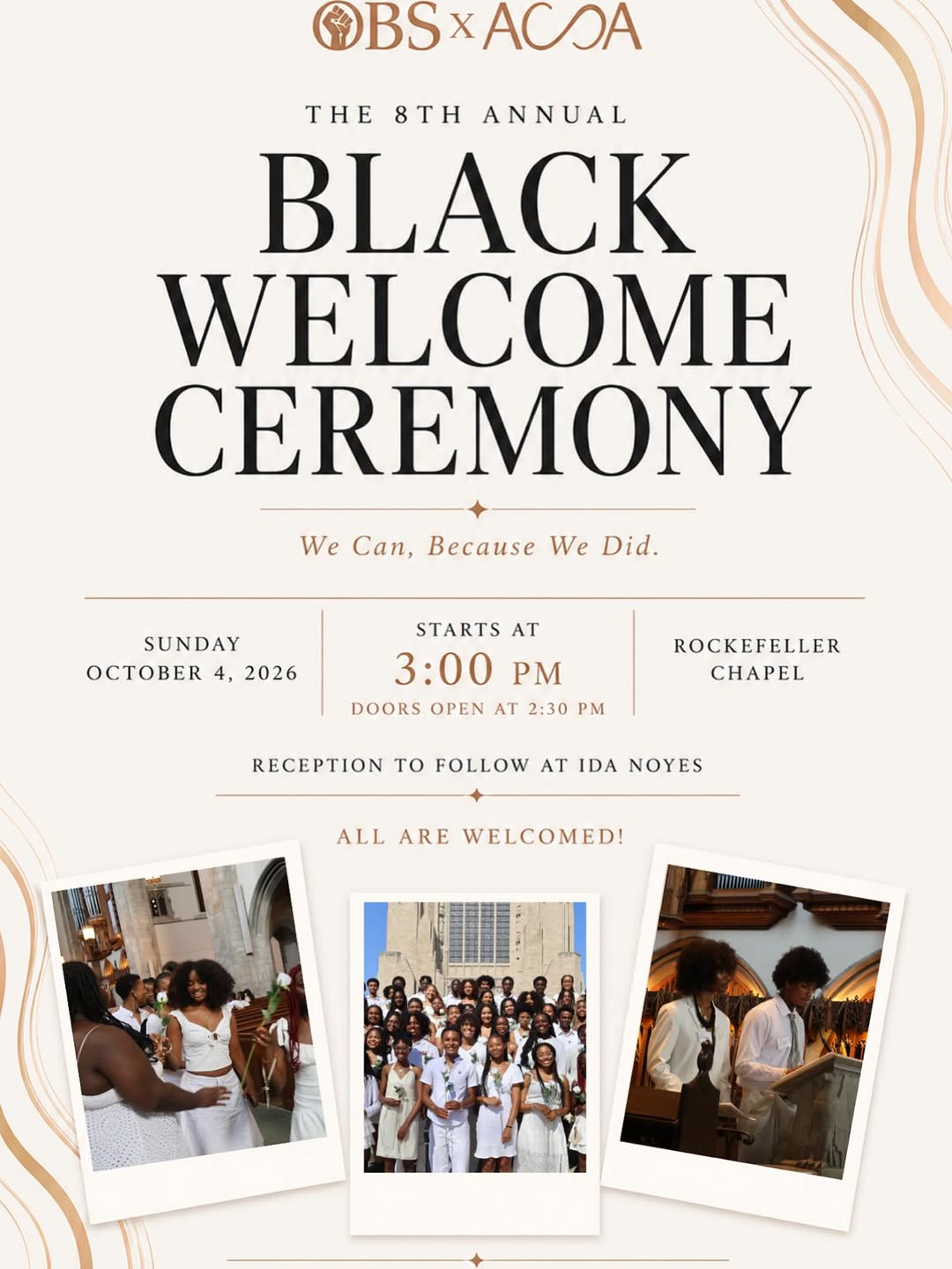 Welcome Ceremony Reception