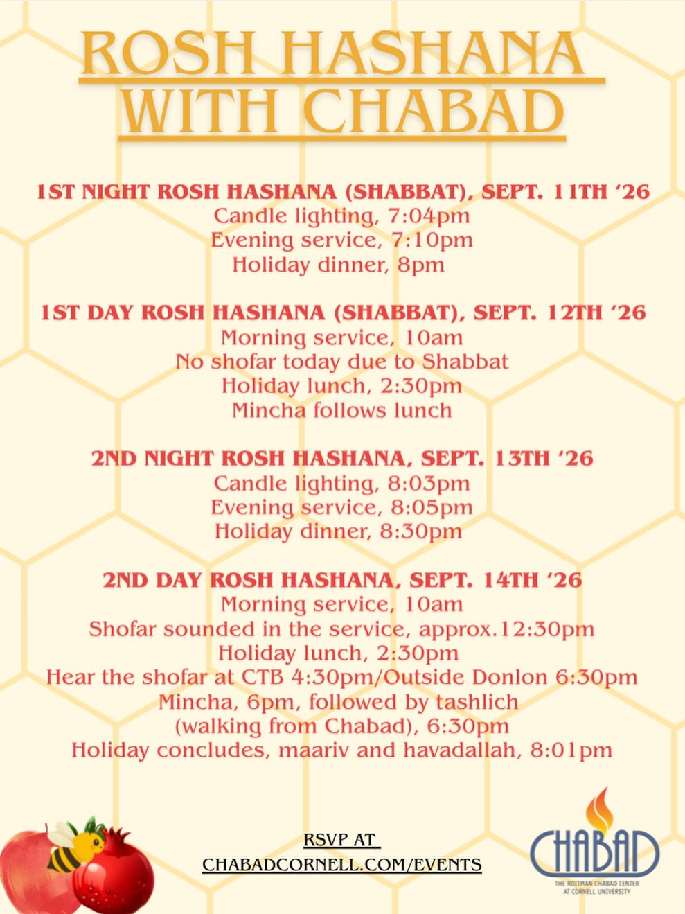 1st Night Rosh Hashana