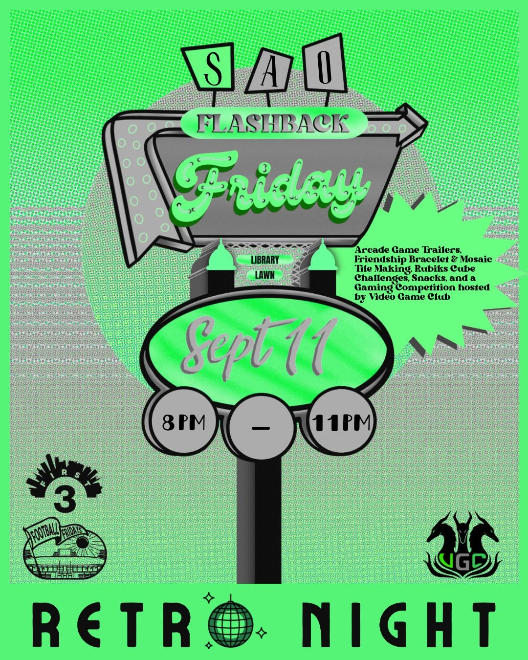 SAO Flashback Friday Retro Night