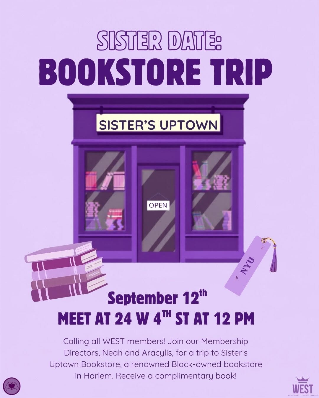 Sister Date: Bookstore Trip