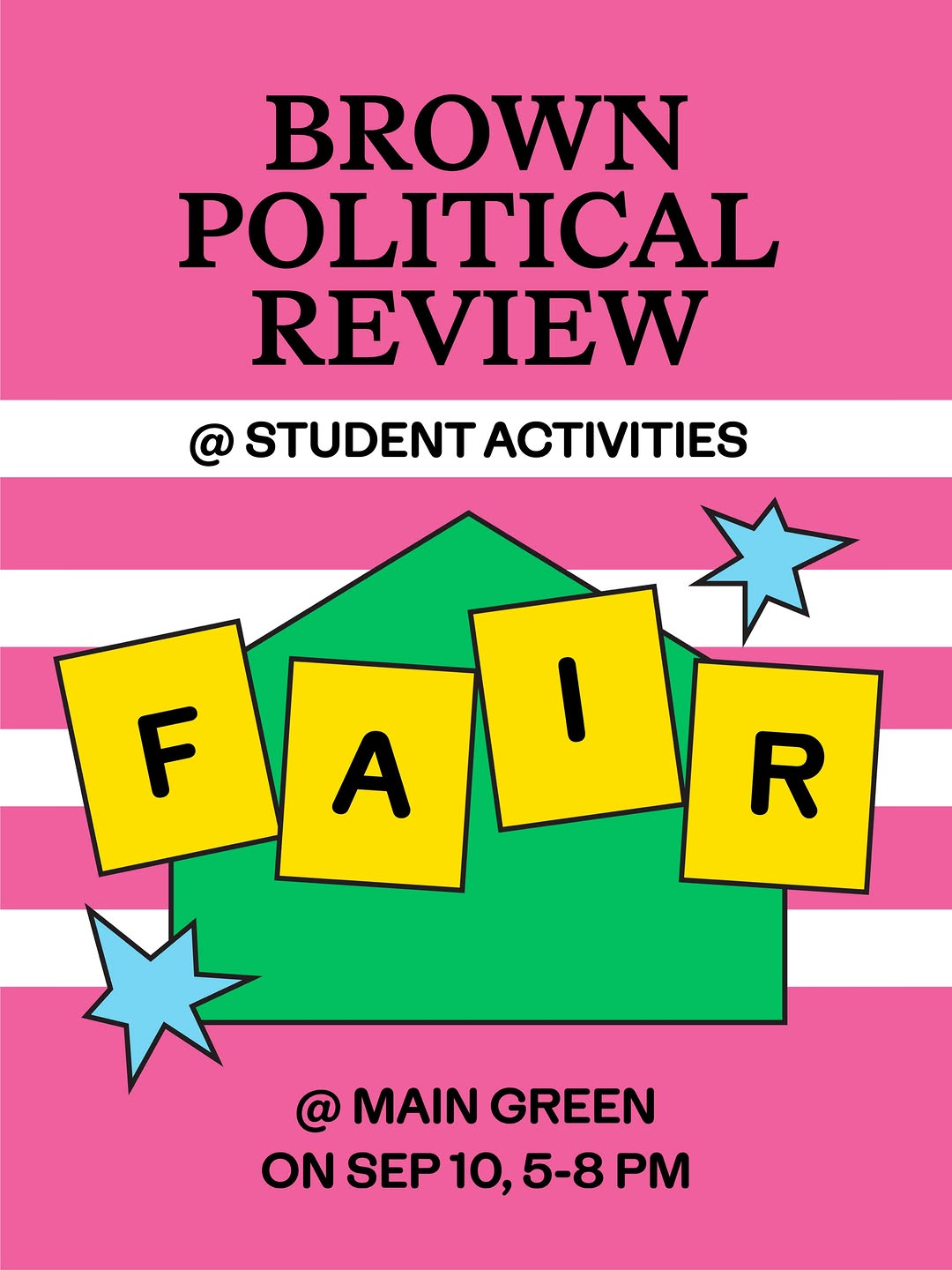 Brown Political Review Student Activities Fair