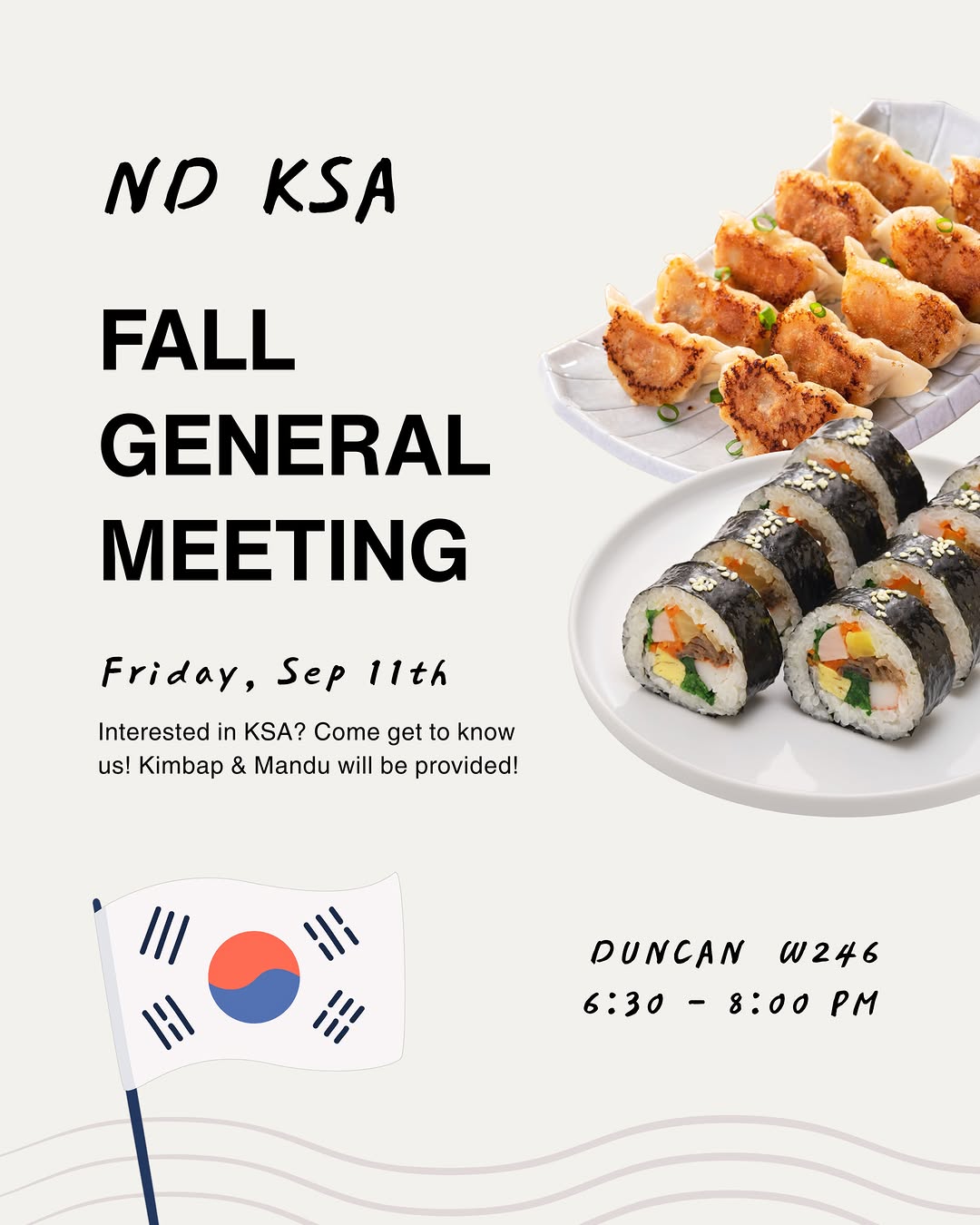 Fall General Meeting