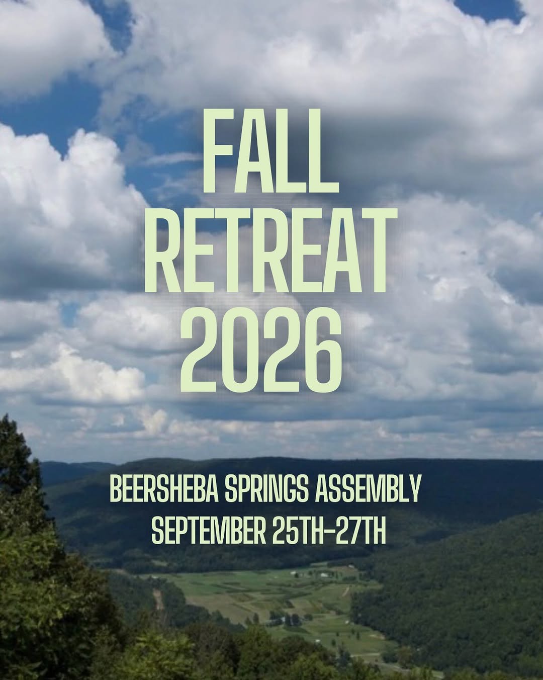 Fall Retreat 2026