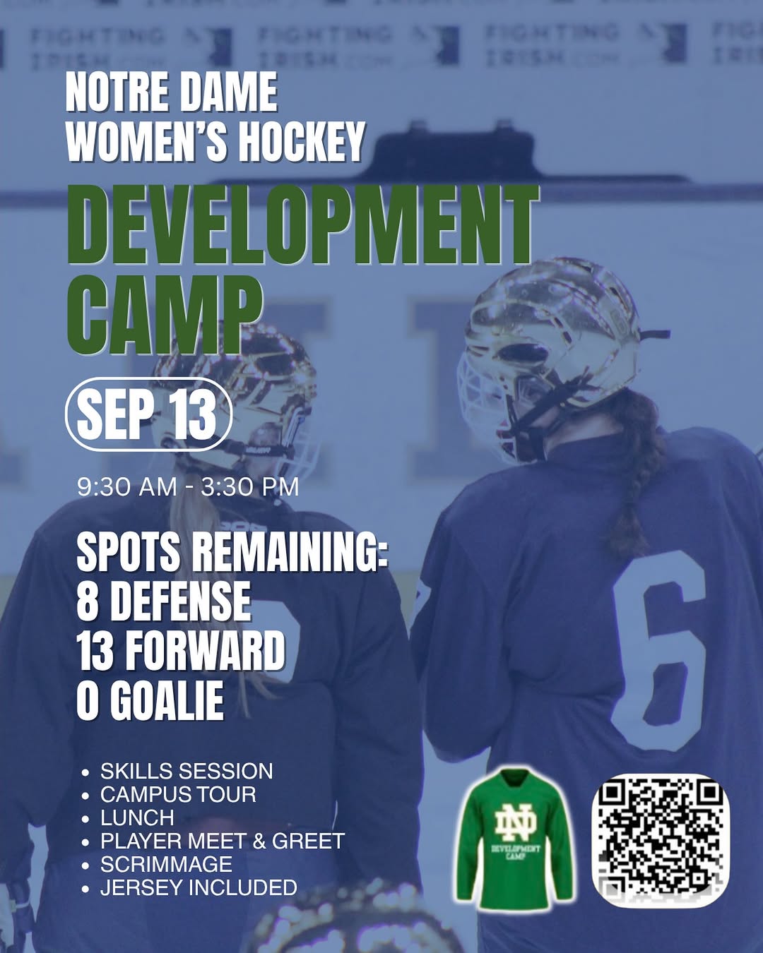 Notre Dame Women's Hockey Development Camp