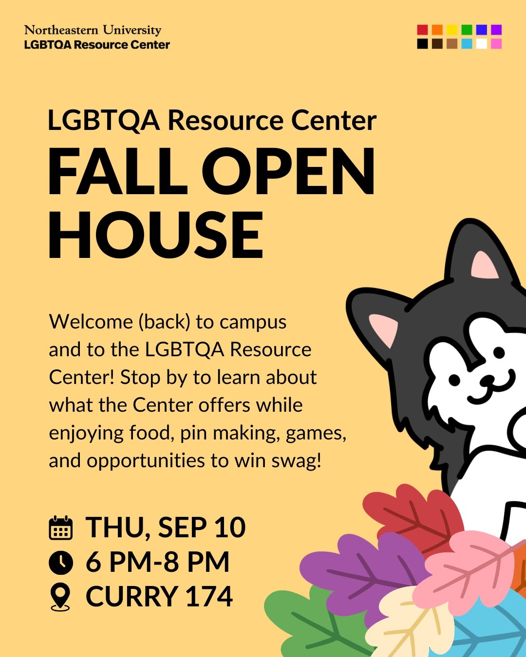 LGBTQA Resource Center Fall Open House