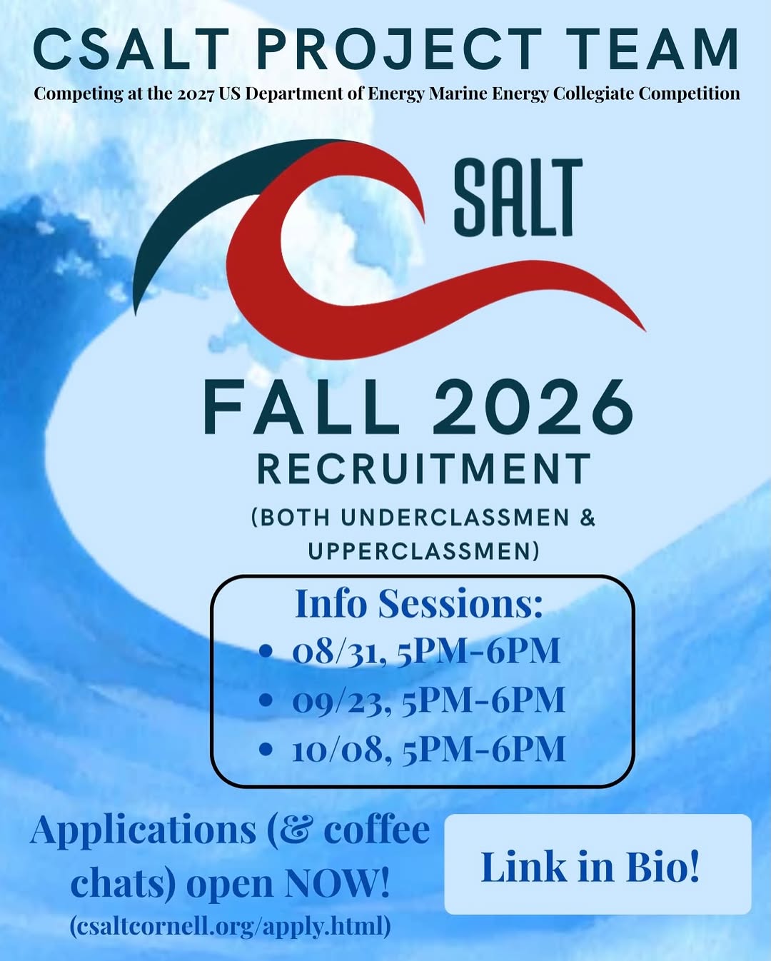 CSalt Fall 2026 Recruitment Info Session
