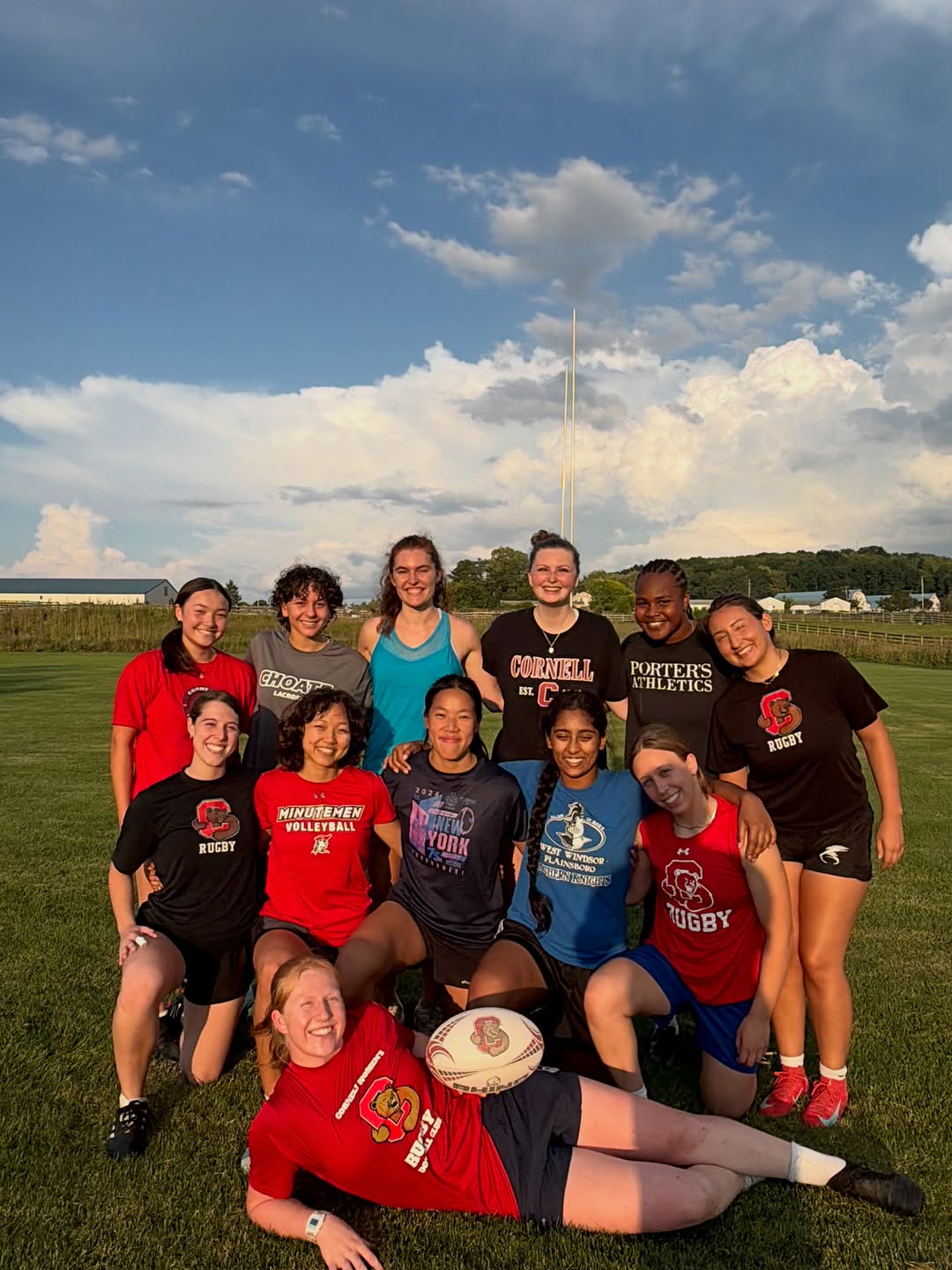 Cornell Women's Rugby Practice