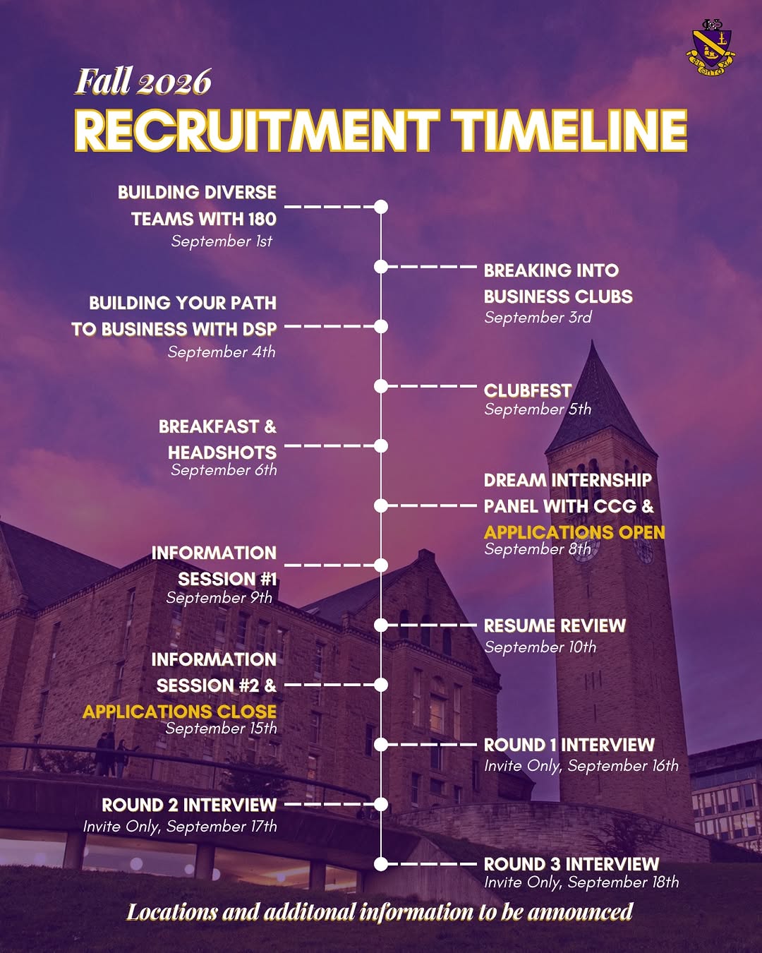 Information Session #2 & Applications Close