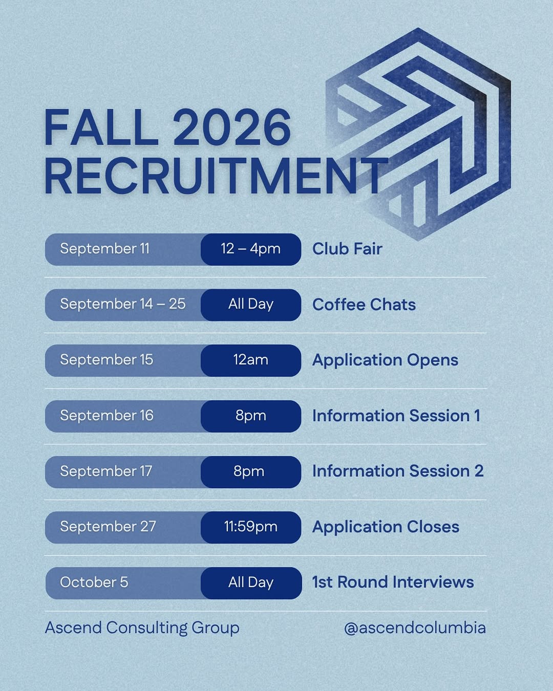 Information Session 1