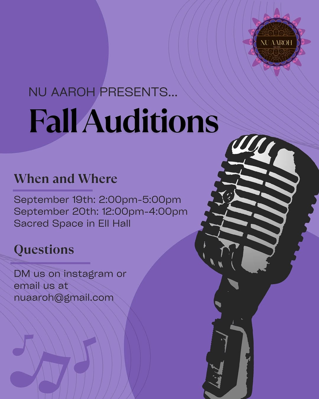 Fall Auditions Day 2