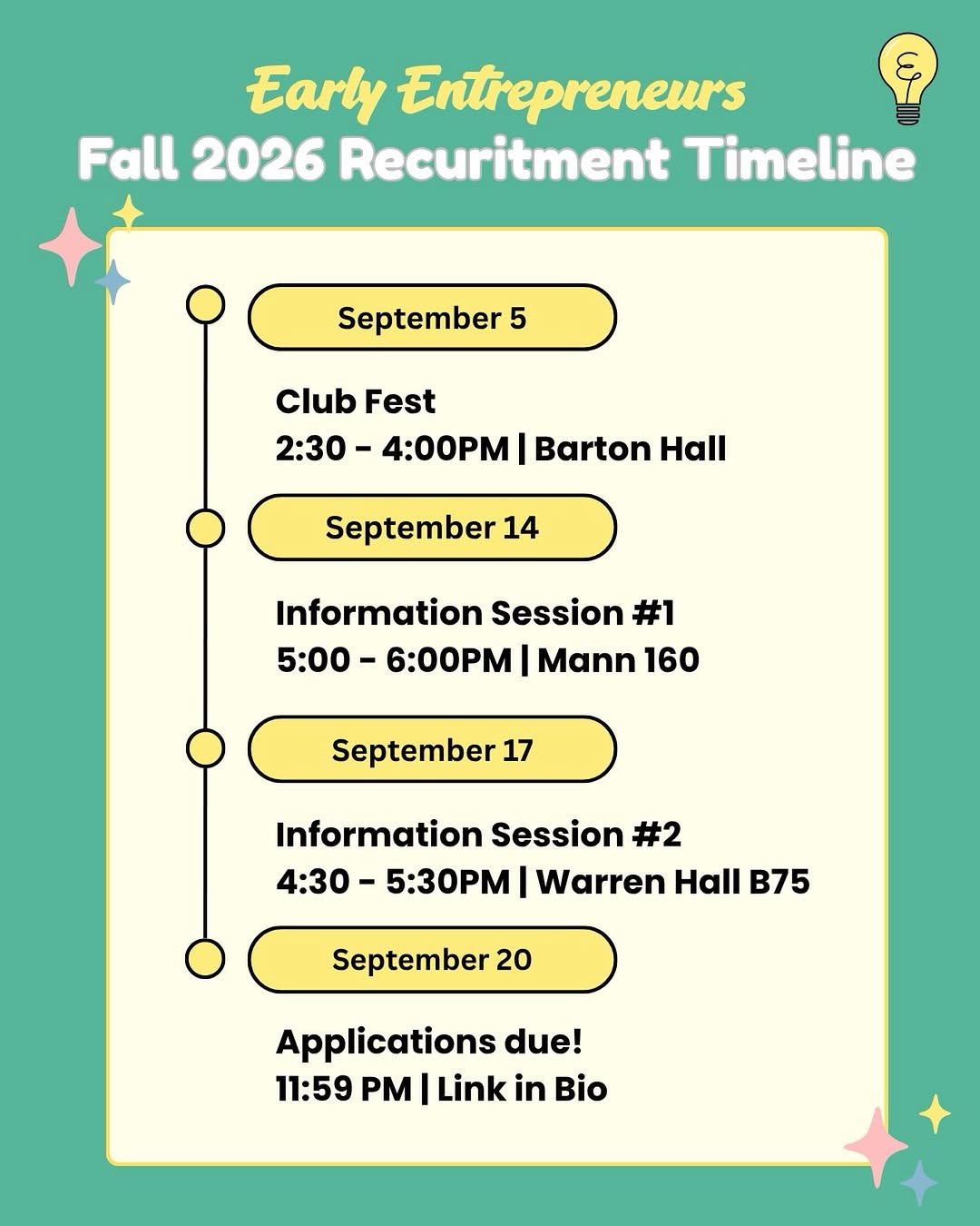 Information Session #1