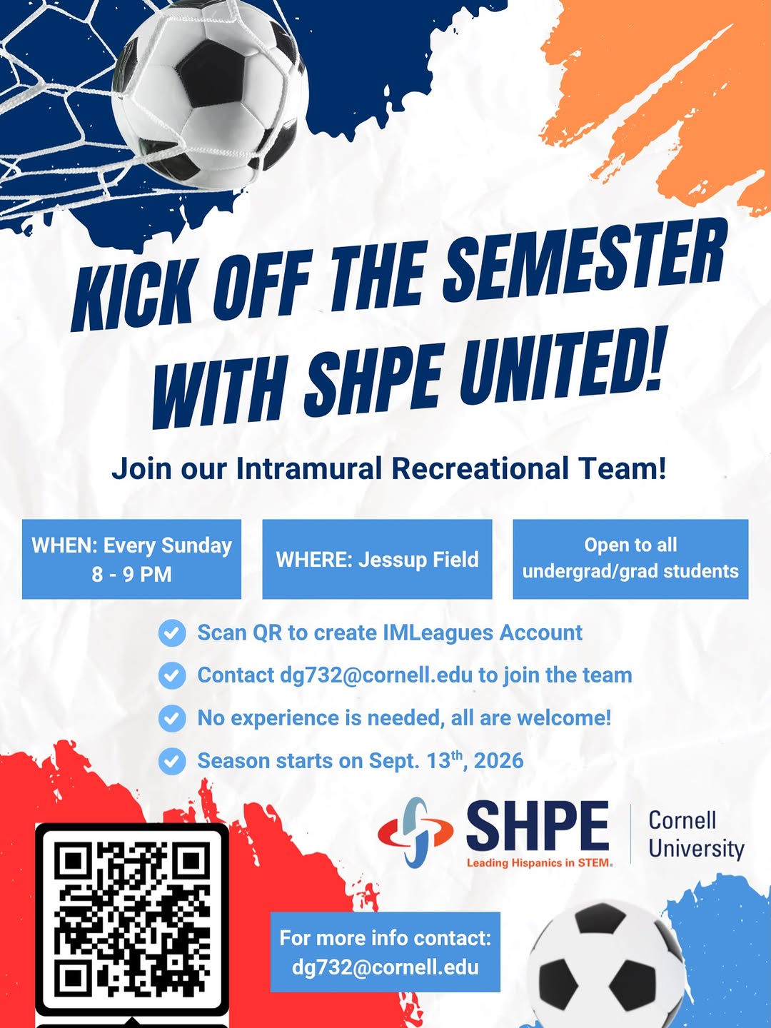 SHPE United Intramural Soccer