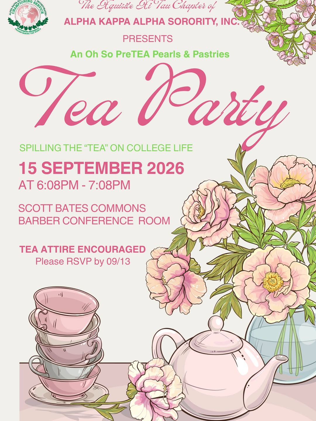 Oh So PreTEA Pearls & Pastries