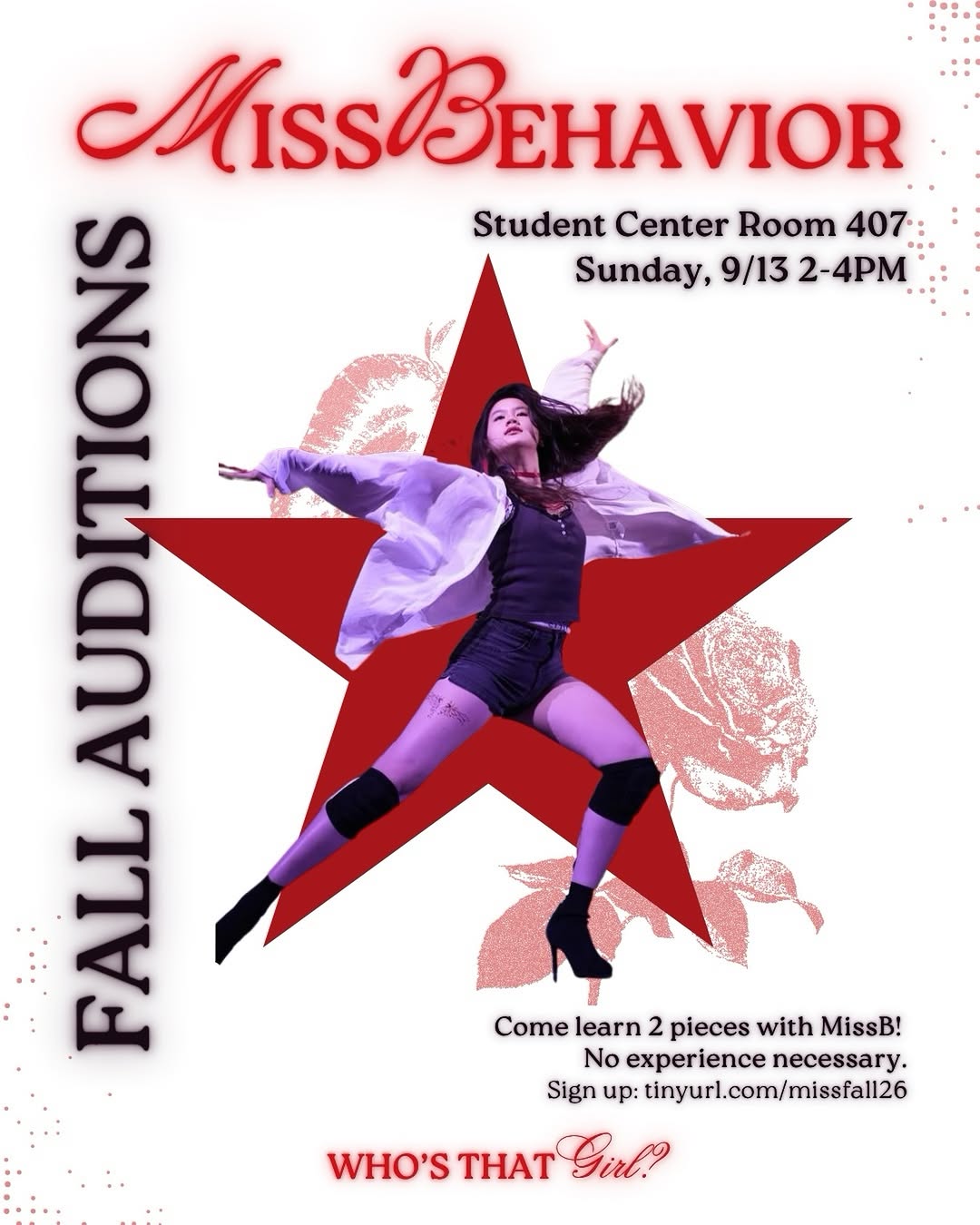 MissBehavior Fall Auditions