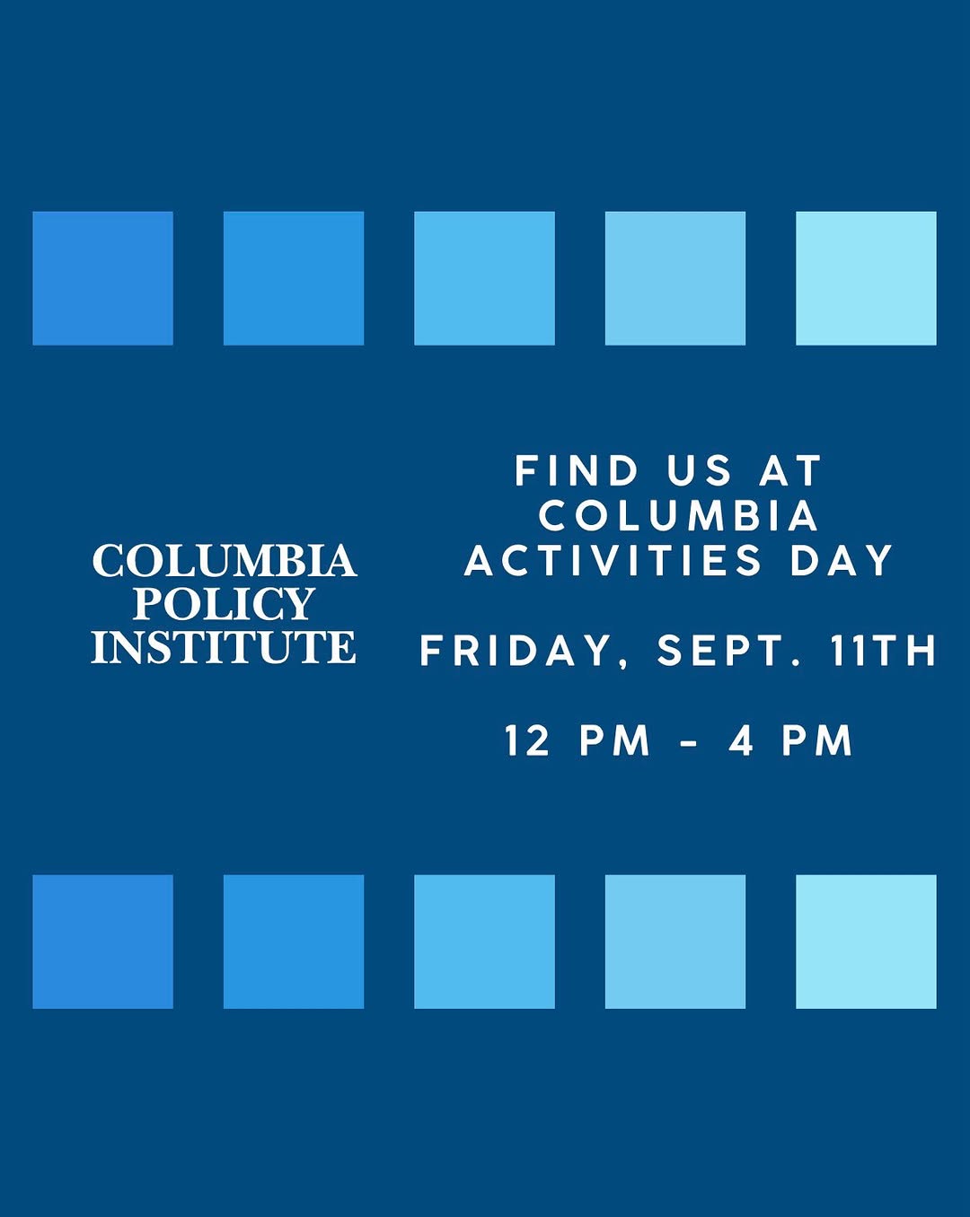 Columbia Activities Day