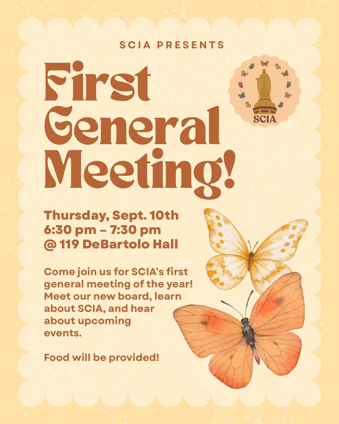 SCIA First General Meeting