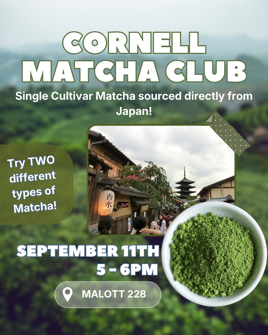 Cornell Matcha Club First Meeting