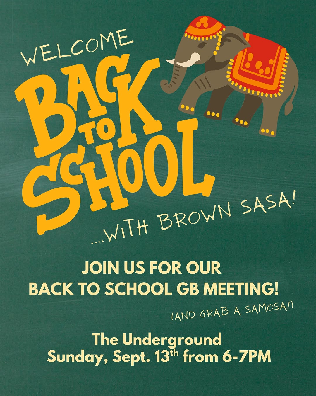 Back to School GB Meeting