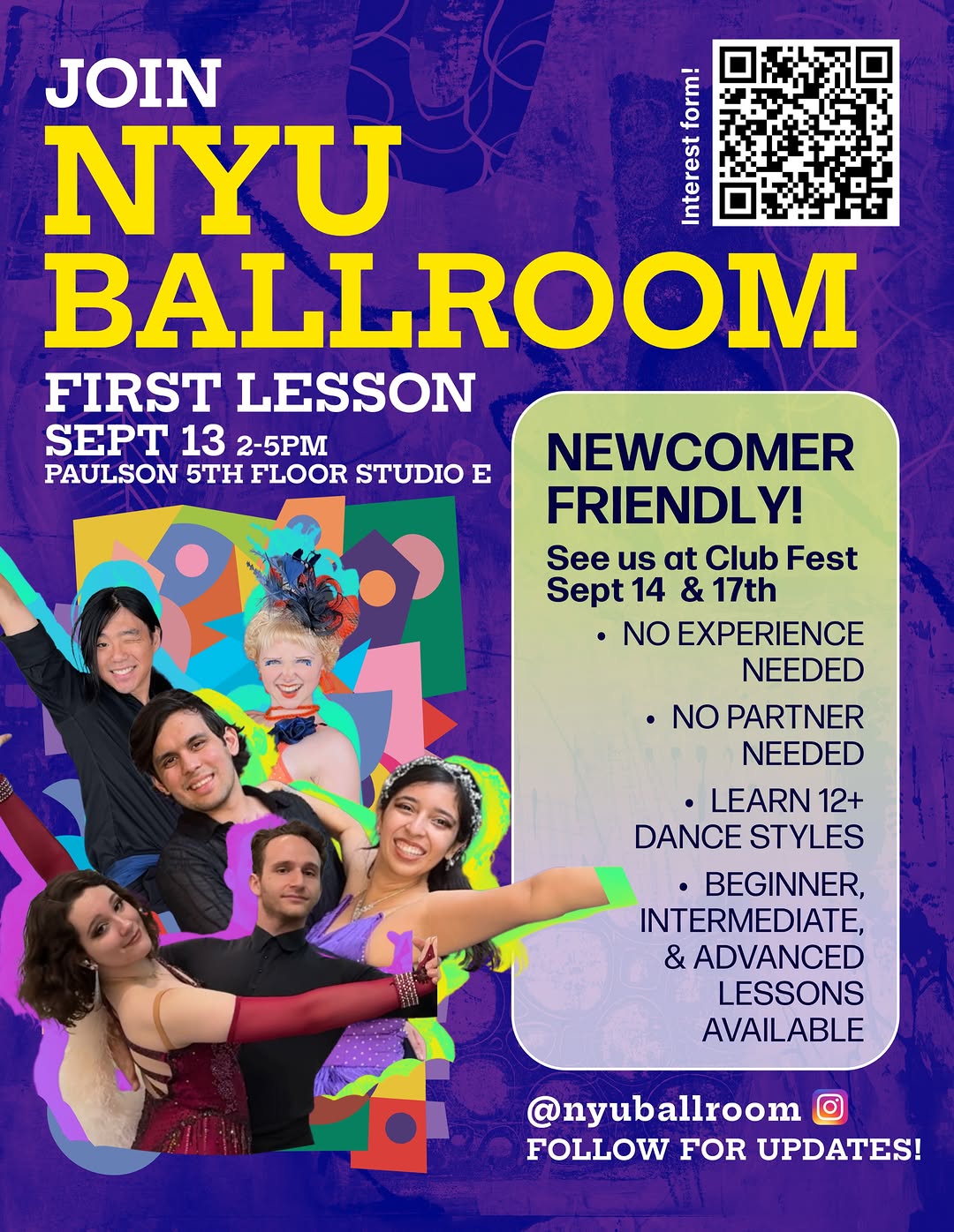 NYU Ballroom First Lesson