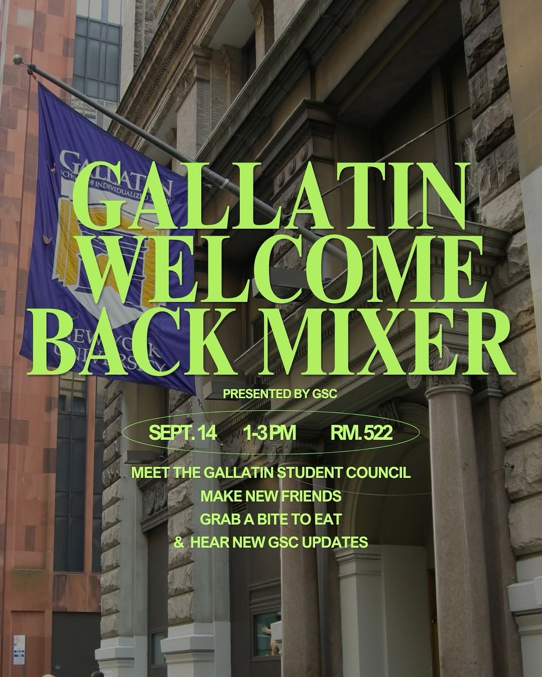 Gallatin Welcome Back Mixer