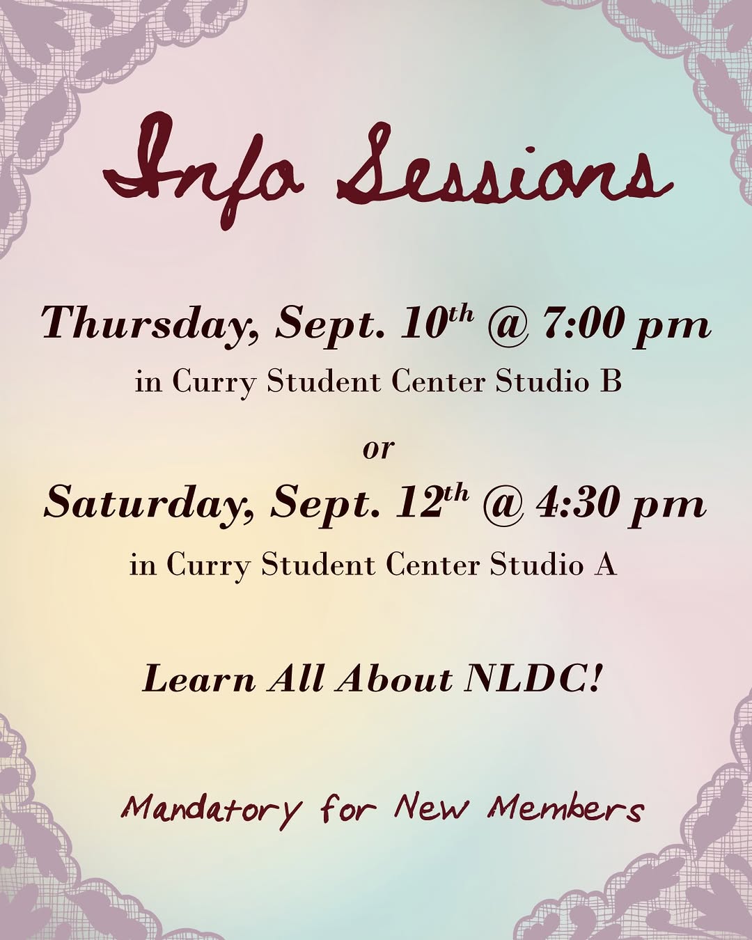 NLDC Info Session