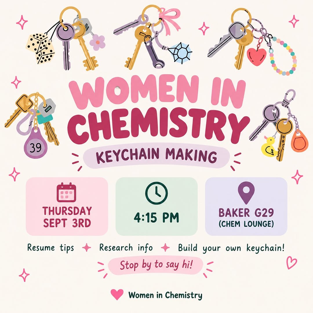 Women in Chemistry Keychain Making