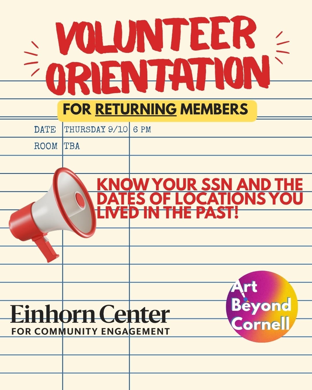 Volunteer Orientation