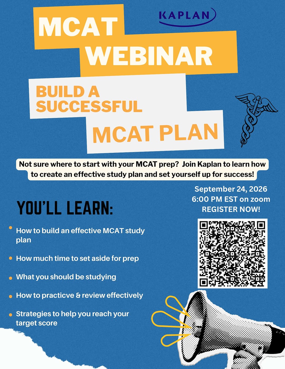 MCAT Webinar: Build a Successful Plan