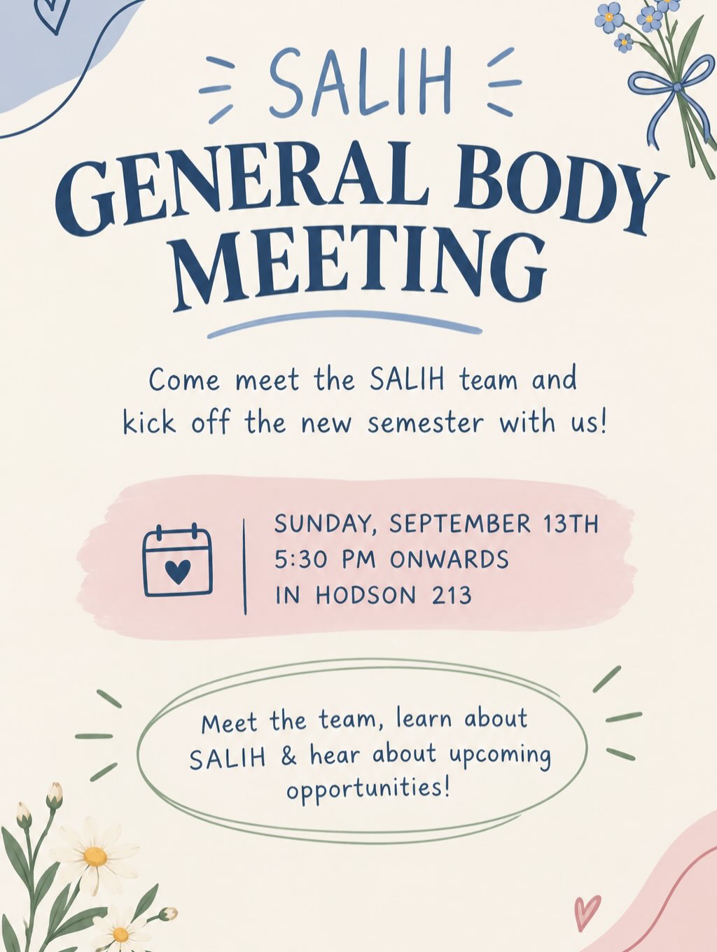 SALIH General Body Meeting