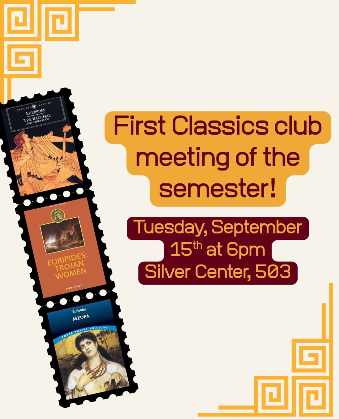 First Classics Club Meeting