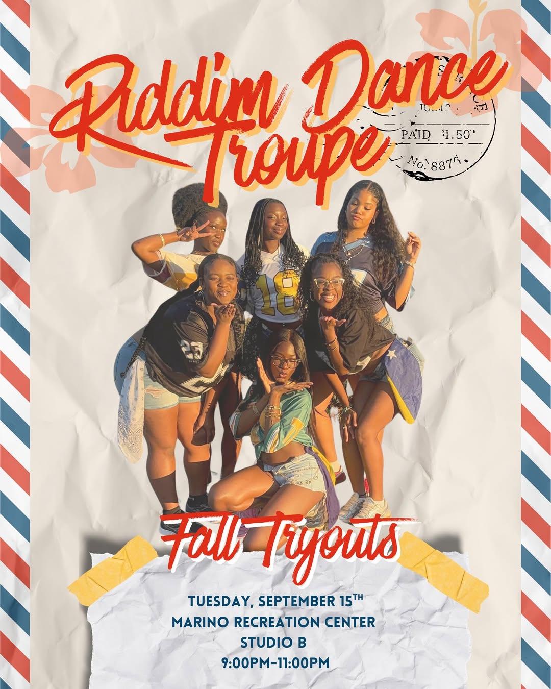 Riddim Dance Troupe Fall Tryouts